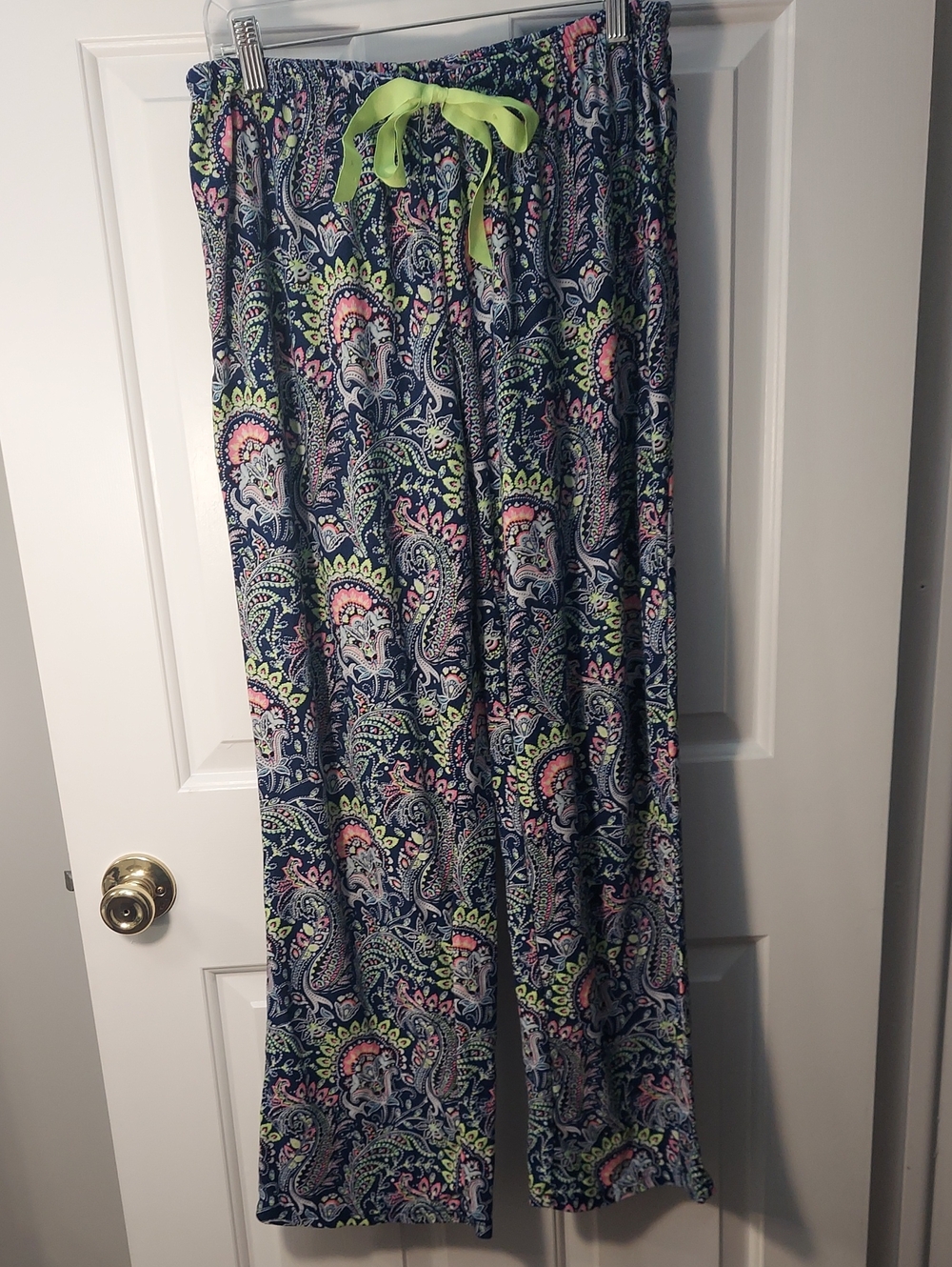 Navy Paisley Sleep Pants